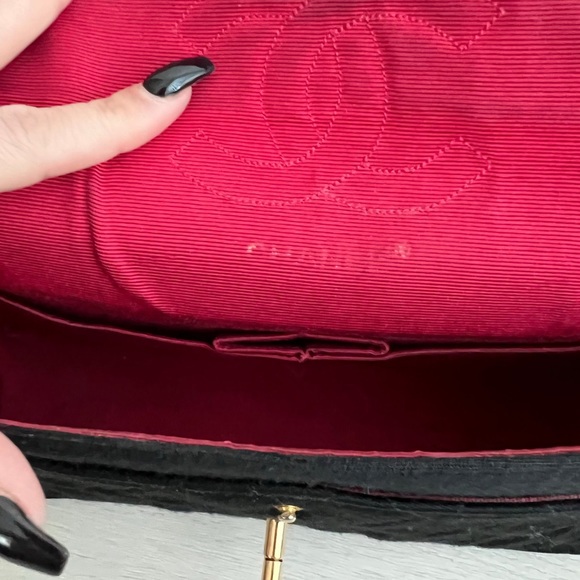 Chanel Medium Jersey 24 Kt Double Flap Bag - Picture 15 of 16